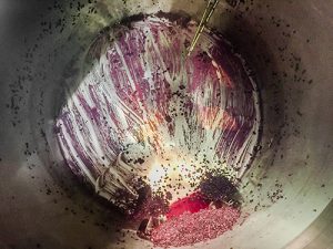 Dirty wine making tank